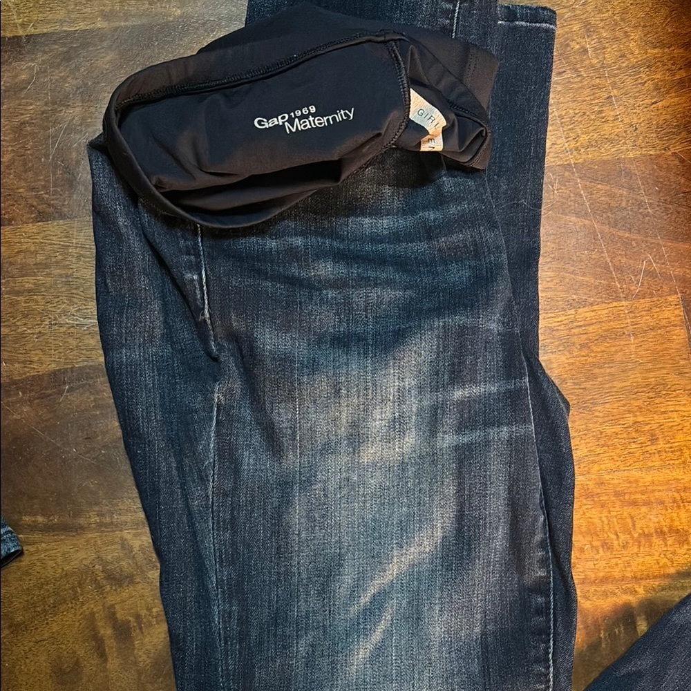 GAP Blue Classic Straight Jeans with Vintage Wash